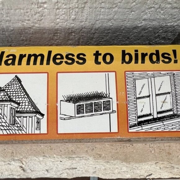 KEEP BIRDS OFF 10 linear 1-ft x 3 in wide strips -Harmless to birds. - Picture 6 of 6